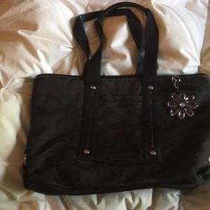 Coach tote. Black. Great condition.